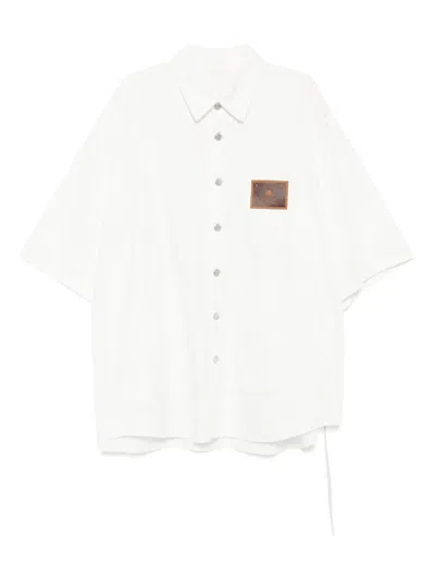 Mastermind Japan Embroidered Shirt In White