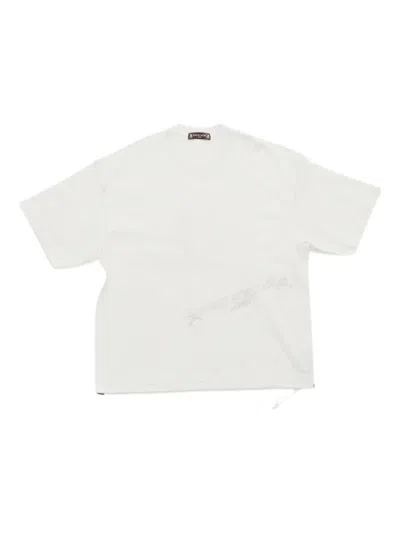 Mastermind Japan Embroidered-skull T-shirt In Black