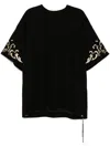 Mastermind Japan Embroidered T-shirt In Black