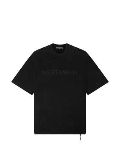 Mastermind Japan Faded Logo-print T-shirt In Black
