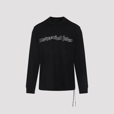 Mastermind Japan Foamy Skull Print Long-sleeved T-shirt In Black