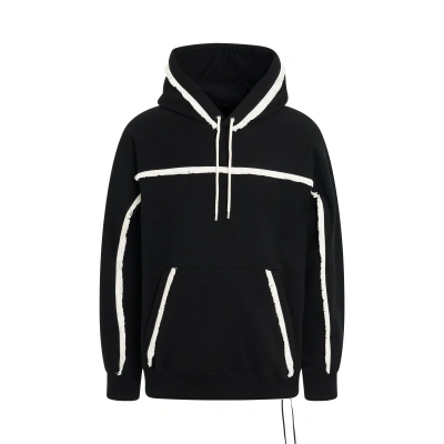 Mastermind Japan Fringe Hoodie In Black