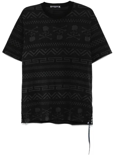 Mastermind Japan Geometric-print T-shirt In Black