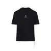 Mastermind Japan Glass Beaded Loopwheel Ss Tee In Black