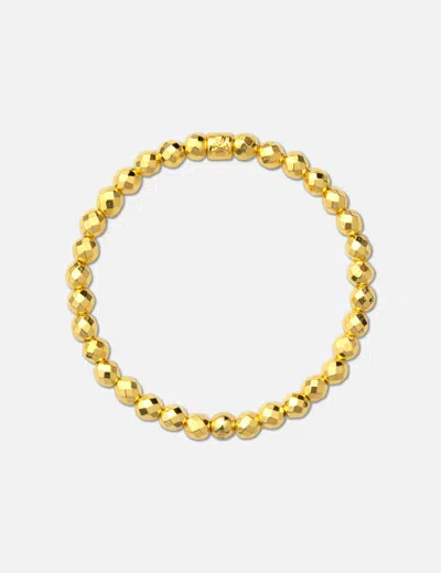 Mastermind Japan Glass Beads Bracelet In Gold