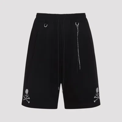 Mastermind Japan Glass Beads Cotton Shorts In Black