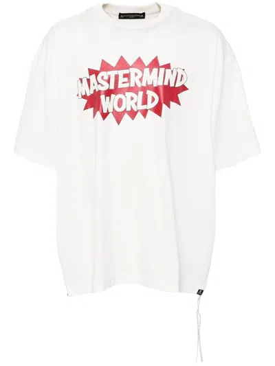 Mastermind Japan Glitter T-shirt In White