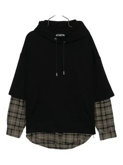 Mastermind Japan Graphic-embroidered Hoodie In Black