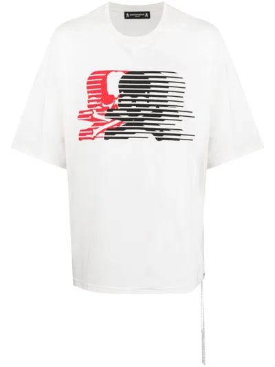 Mastermind Japan White Graphic T-shirt