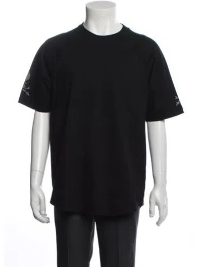 Pre-owned Mastermind Japan Graphic Print Crew Neck T-shirt In Black