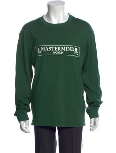 Pre-owned Mastermind Japan Graphic Print Crew Neck T-shirt In Multi