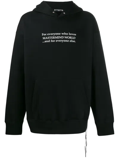 Mastermind Japan Graphic Print Relaxed-fit Hoodie In Black