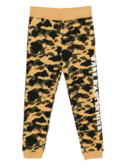 Mastermind Japan Graphic-print Trousers In Gold