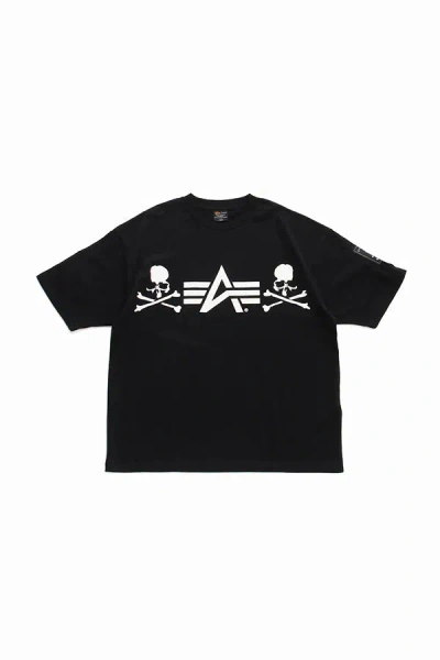 Mastermind Japan Graphic Tee In Black