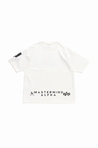 Mastermind Japan Graphic Tee In White