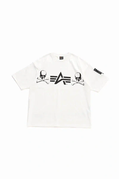 Mastermind Japan Graphic Tee In White