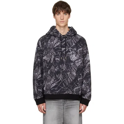 Mastermind Japan Gray Og Forest Camo Hoodie In Monochrome Forest Ca
