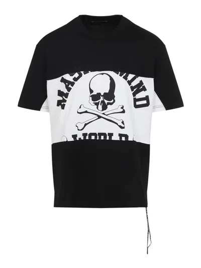 MASTERMIND JAPAN HORIZONTAL BLOCKET T-SHIRT