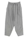 Mastermind Japan Houndstooth-panel Flannel Pants In Gray