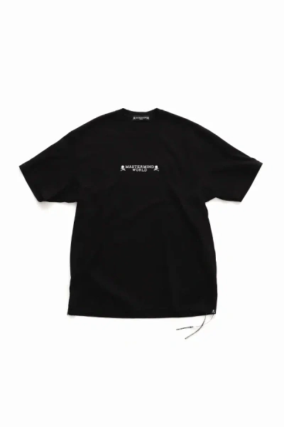 Mastermind Japan I Do Not Care Short Sleeve Tee Regular Fit In Black