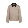 Mastermind Japan Mj Aviator Corduroy-collar Cotton Jacket In Neutral