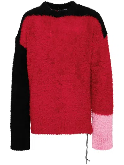 Mastermind Japan Jacquard Jumper In Red