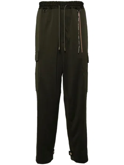Mastermind Japan Jersey Cargo Pants In Green