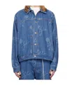 Mastermind Japan Lapel Long-sleeved Casual Jacket In Blue