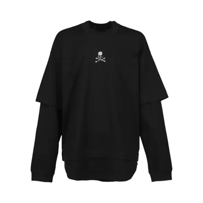 Pre-owned Mastermind Japan Layered Long-sleeve Tee 'black/top Gray' | Men's Size S