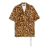 Mastermind Japan Leopard Short Sleeve Shirt In Brown