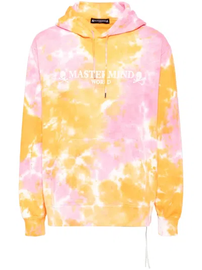 Mastermind Japan Ligature Dyed Cotton Caps In Rosa