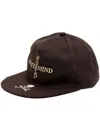 Mastermind Japan Logo-embroidered Cap In Brown