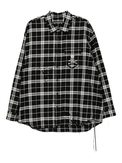 Mastermind Japan Logo-embroidered Shirt In Black