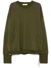 Mastermind Japan Logo-embroidered Sweatshirt In Green