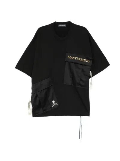 Mastermind Japan Logo-embroidered T-shirt In Black
