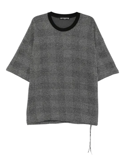 Mastermind Japan Logo-embroidered T-shirt In Gray