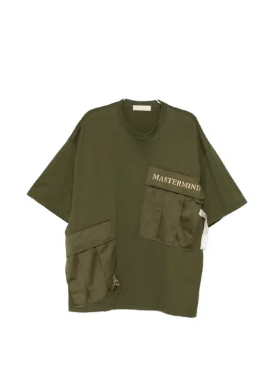 Mastermind Japan Logo-embroidered T-shirt In Green