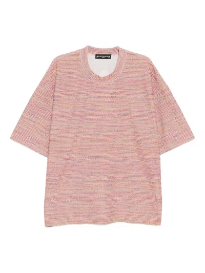 Mastermind Japan Logo-embroidered T-shirt In Pink