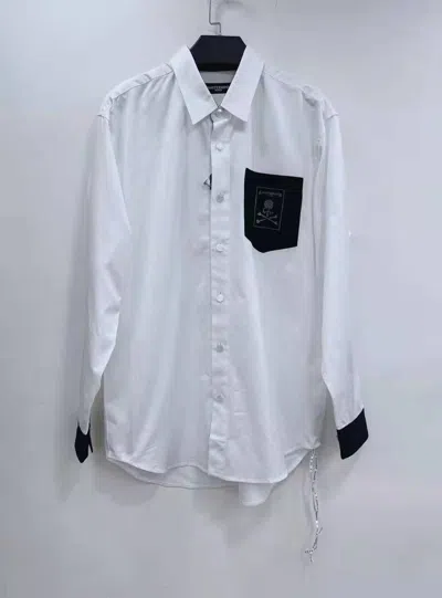 Mastermind Japan Logo Long-sleeved Shirt In Gray