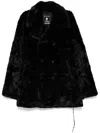 Mastermind Japan Logo Motif Coat In Black