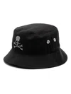 Mastermind Japan Logo Print Bucket Hat In Black