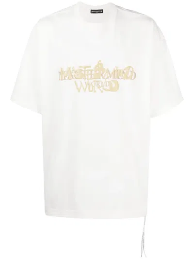 Mastermind Japan Logo-print Cotton T-shirt In White
