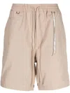 Mastermind Japan Logo-print Drawstring Shorts In Brown