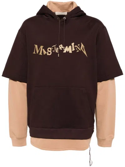 Mastermind Japan Logo-print Hoodie In Brown