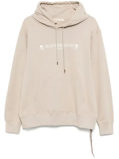 Mastermind Japan Logo-print Hoodie In Brown
