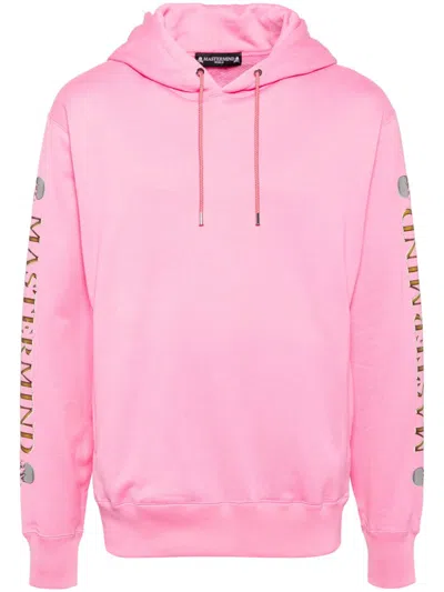 Mastermind Japan Logo Print Hoodie In Pink