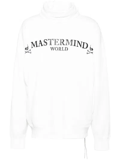 Mastermind Japan Logo-print Hoodie In Weiss