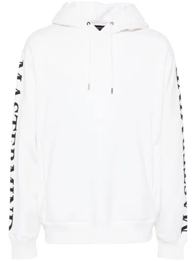 Mastermind Japan Logo Print Hoodie In White