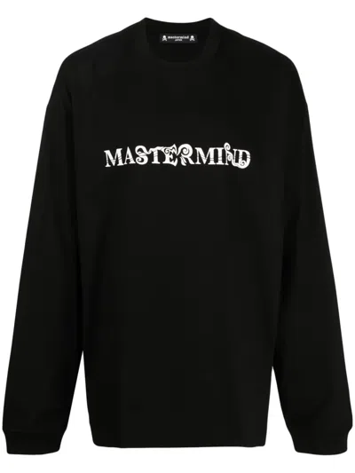 Mastermind Japan Logo-print Long-sleeve T-shirt In Black