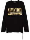 Mastermind Japan Logo Print Long-sleeves T-shirt In Schwarz